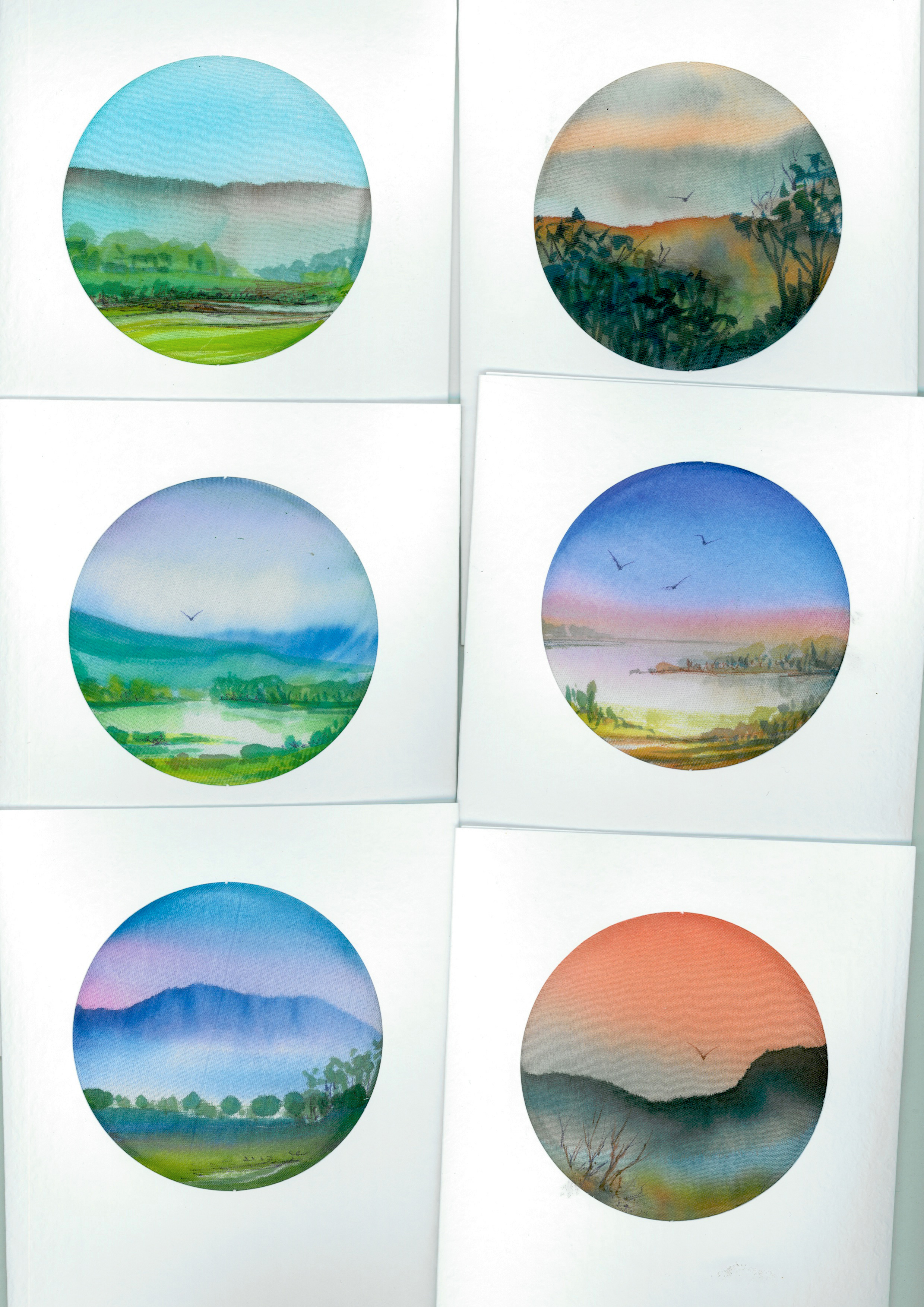 2480x3508 Silk Watercolour Miniature Paintings In Cards Evantart
