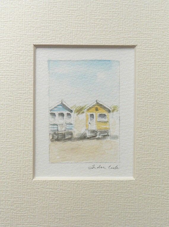 570x768 Miniature Watercolor Paintings