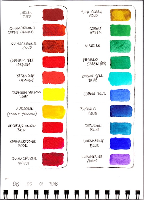 500x694 Watercolor Palette