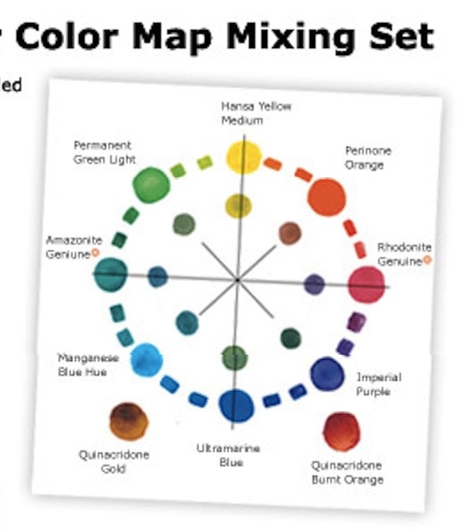 524x600 Minimal Water Color Palette