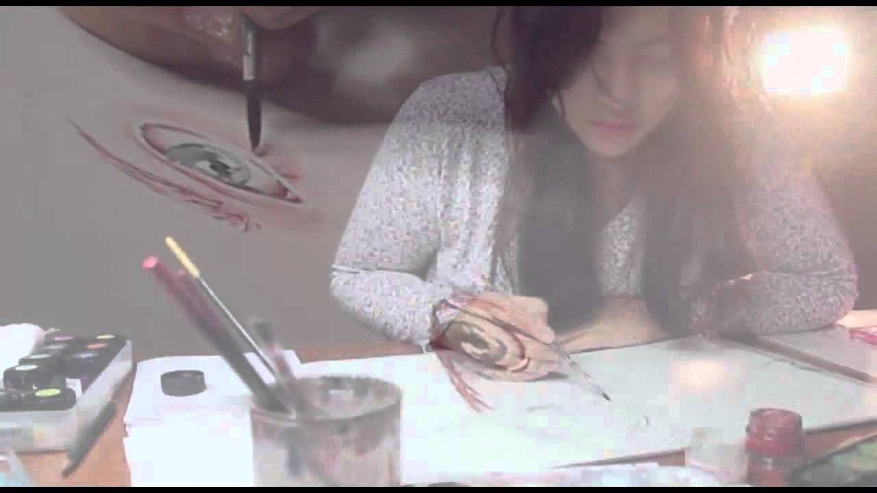 1280x720 Mirror Watercolor Painting By Doca Vestalia