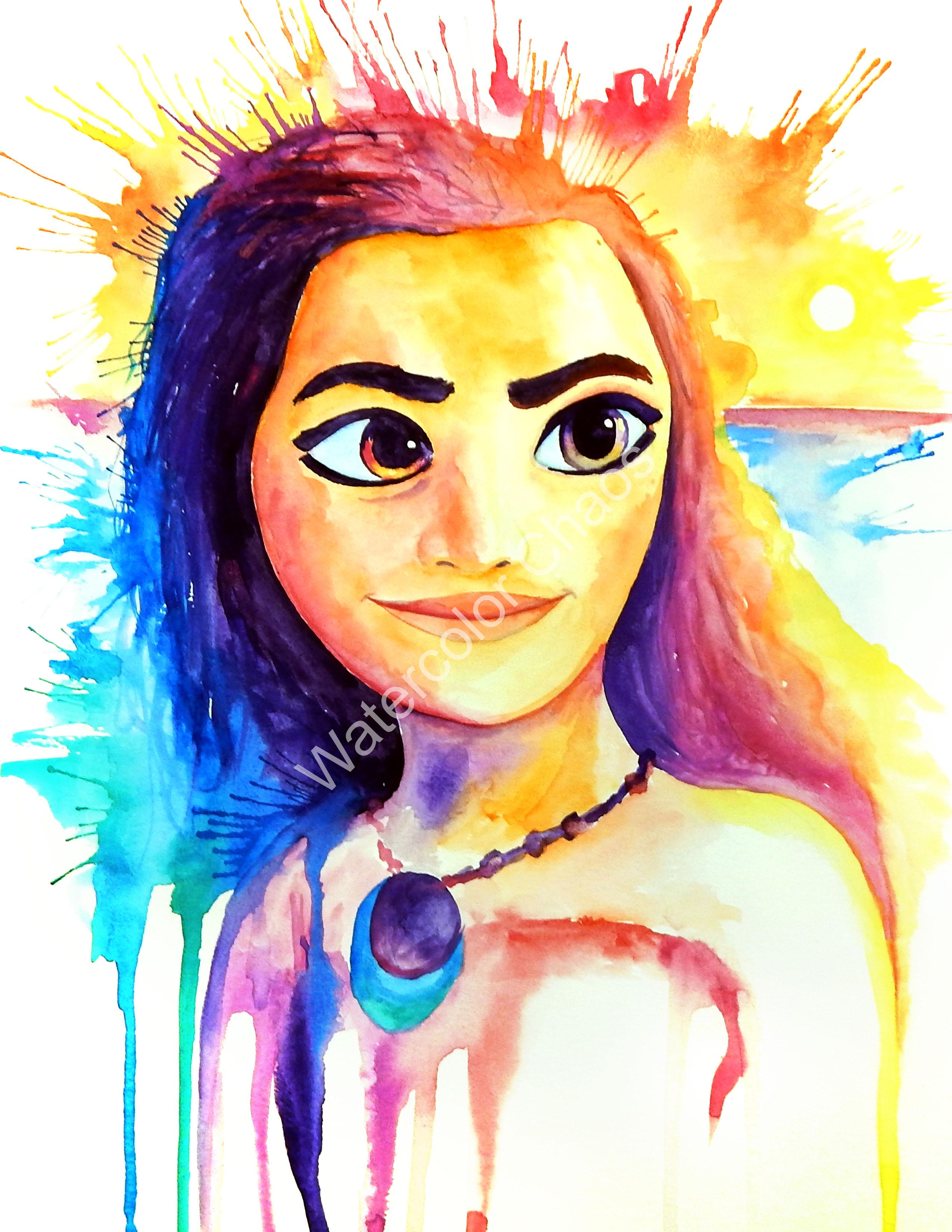 2550x3300 Moana Watercolor Chaos