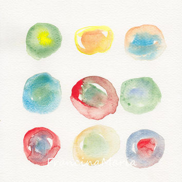 354x354 Minimal Watercolor Painting Art Abstract