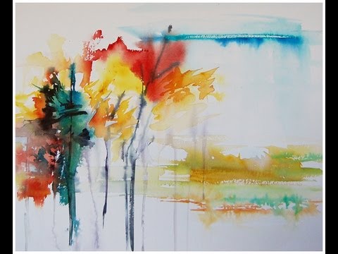 480x360 Paint An Abstract Landscape In Watercolor!