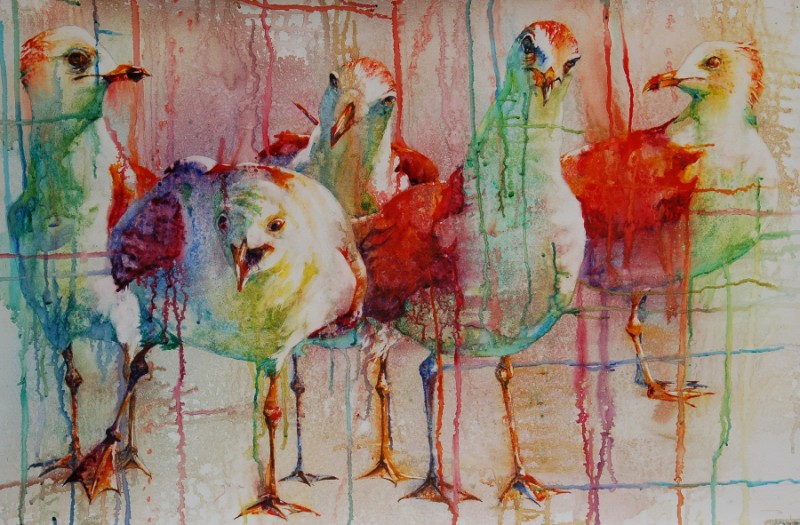 800x525 Photos Modern Watercolor Painting,