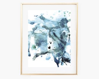 340x270 Wall Art Abstractabstract Watercolor Artwatercolor