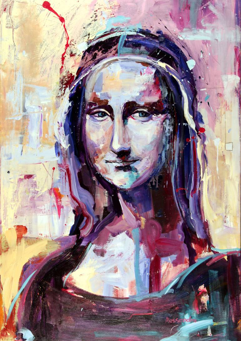 770x1086 Mona Lisa By Alessandra Painting By Alessandra Schulte Saatchi Art