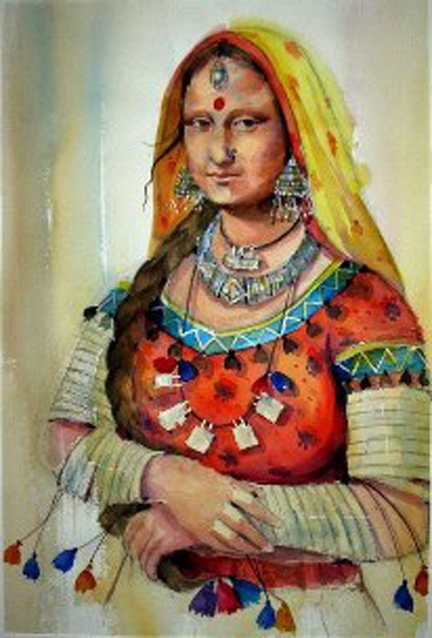858x1267 Rajhasthani Mona Lisa