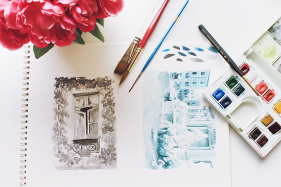 550x366 Painting With A Monochromatic Color Palette