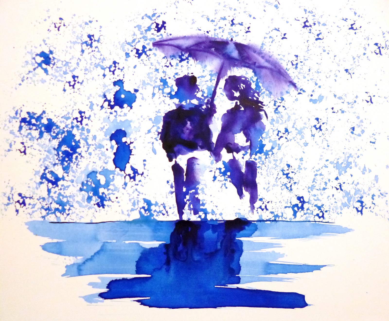 1600x1323 Walking In The Rain