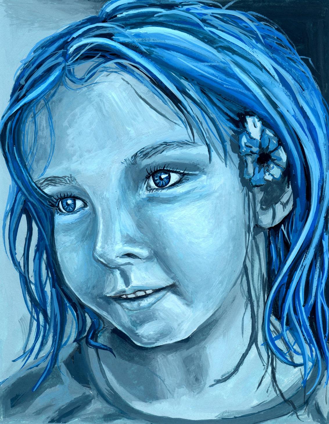 1133x1457 Drawn Portrait Monochromatic