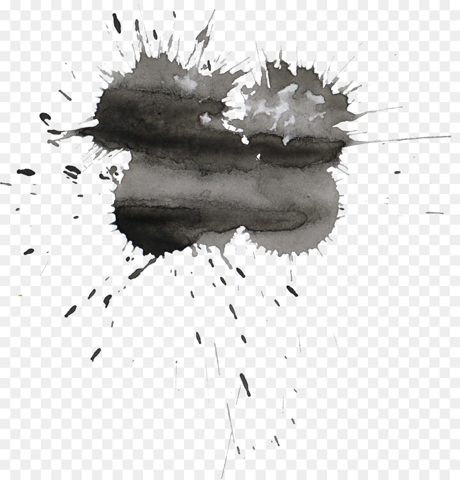 900x940 Watercolor Painting Black And White Drawing