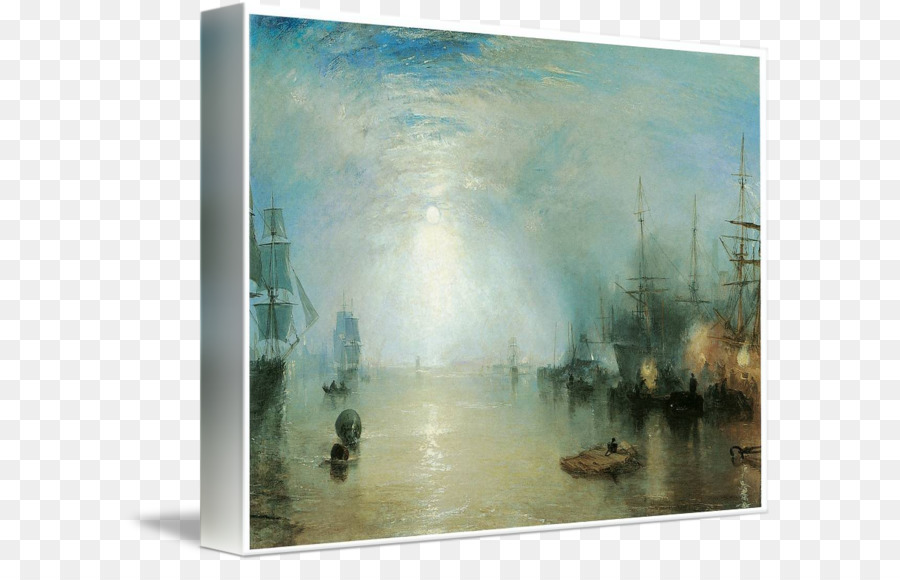 900x580 Keelmen Heaving In Coals By Moonlight Watercolor Painting