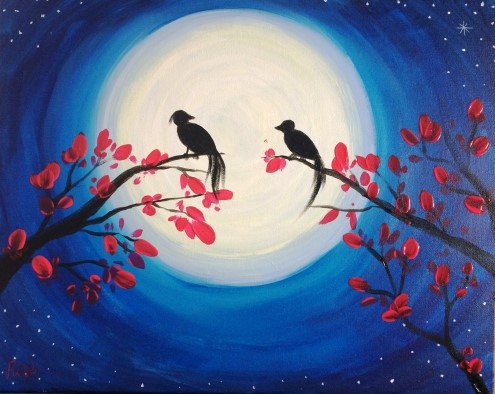 495x394 Point Amp Feather ~ Sept 23 Paint Nite Event