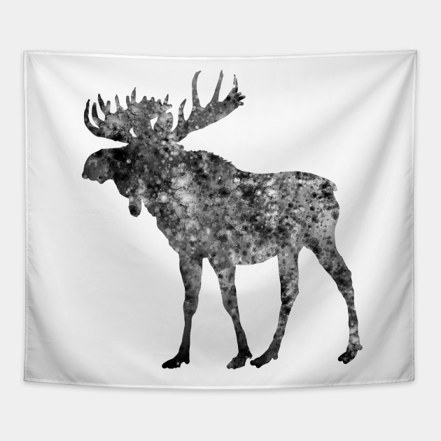 630x630 Moose Watercolor Art