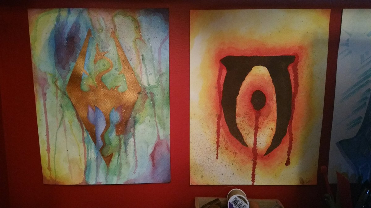 1200x675 Pencil Mage Crafting On Twitter Elder Scrolls Watercolor