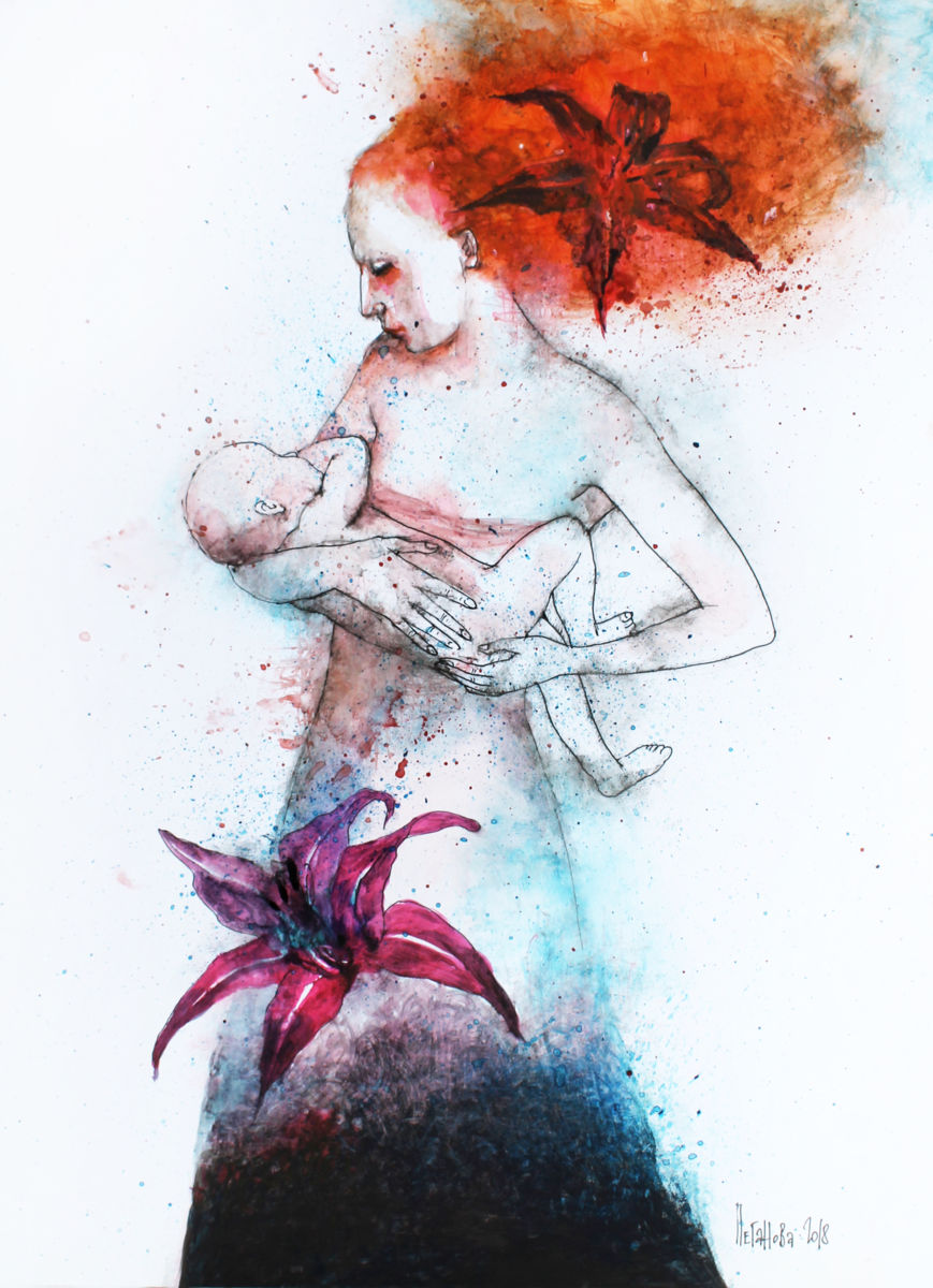 869x1200 Mother And Child (Pegaso)