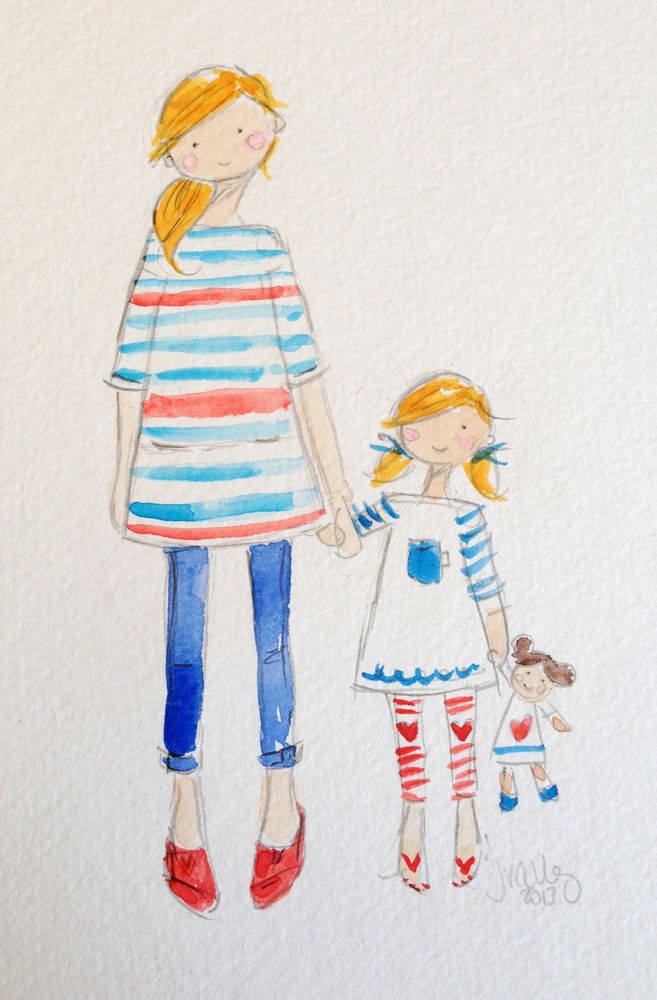 657x1000 Custom Watercolor Portraits