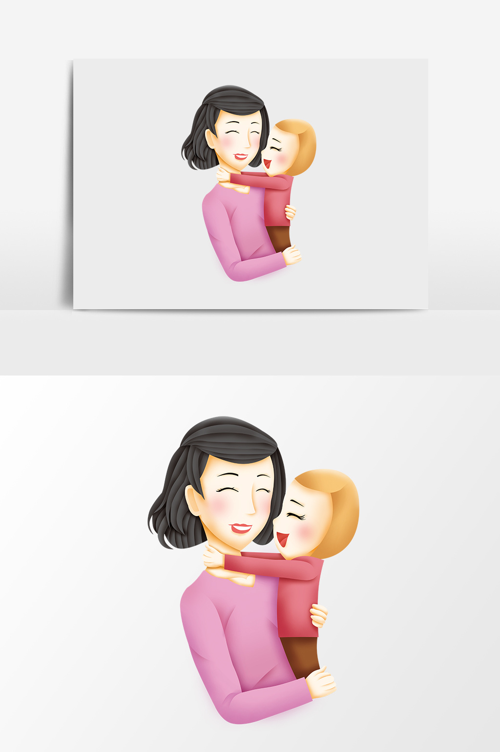 1024x1540 Hand Drawn Watercolor Cute Mother Daughter Free Download Pikbest