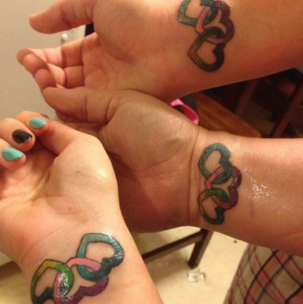 442x444 66 Amazing Mother Daughter Tattoos Stayglam
