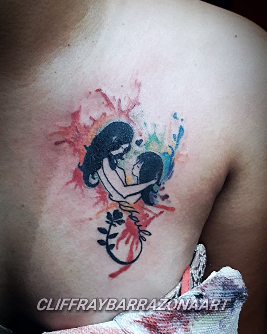 900x1125 Motherandchildtattoo