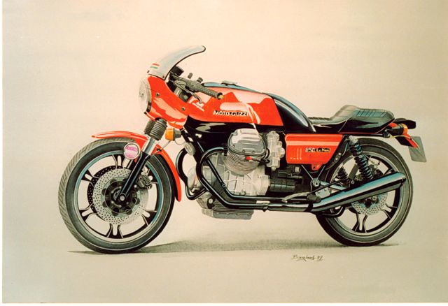 640x438 Motorcycle Art Barry John Lord