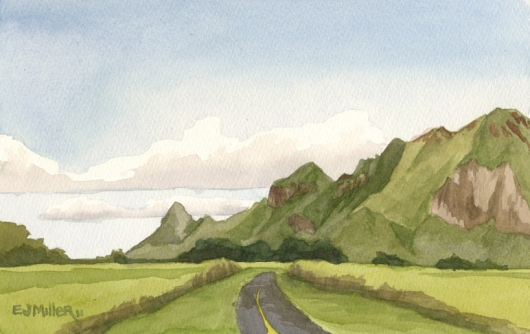 530x334 Haupu Mountains From Kipu Road
