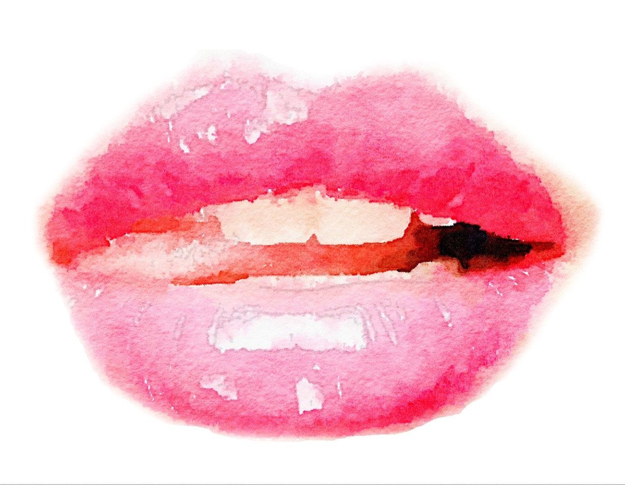 1229x955 Image Result For How To Paint Lips In Watercolor Mouths