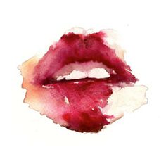236x236 7 Best Watercolor Lips Images Abstract Art