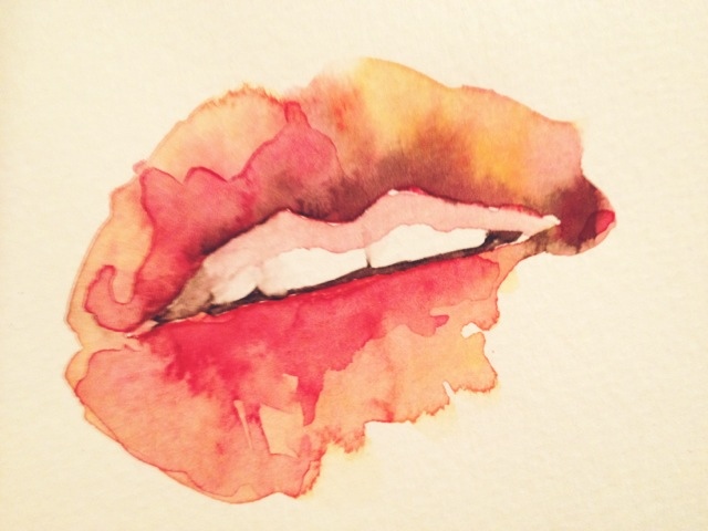 640x480 Atalkinginfant Watercolor Mouth Drawing