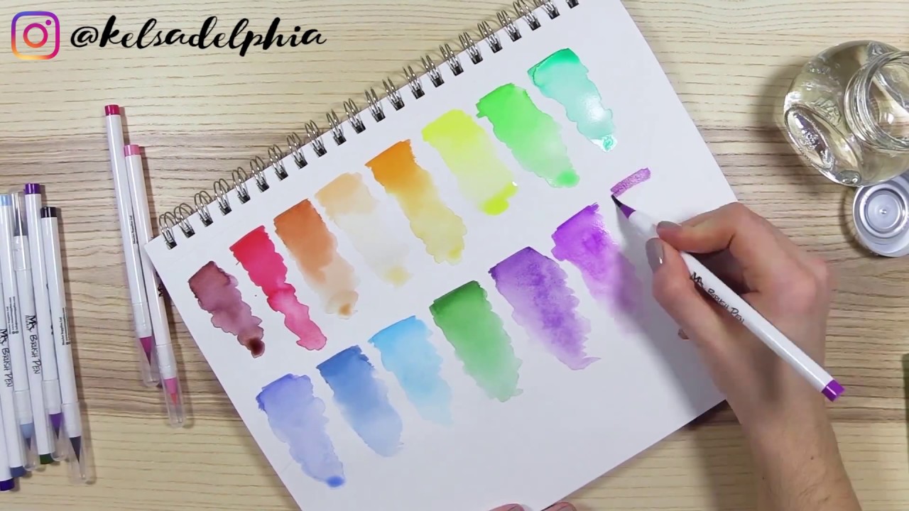 1280x720 Mozart Brush Pens