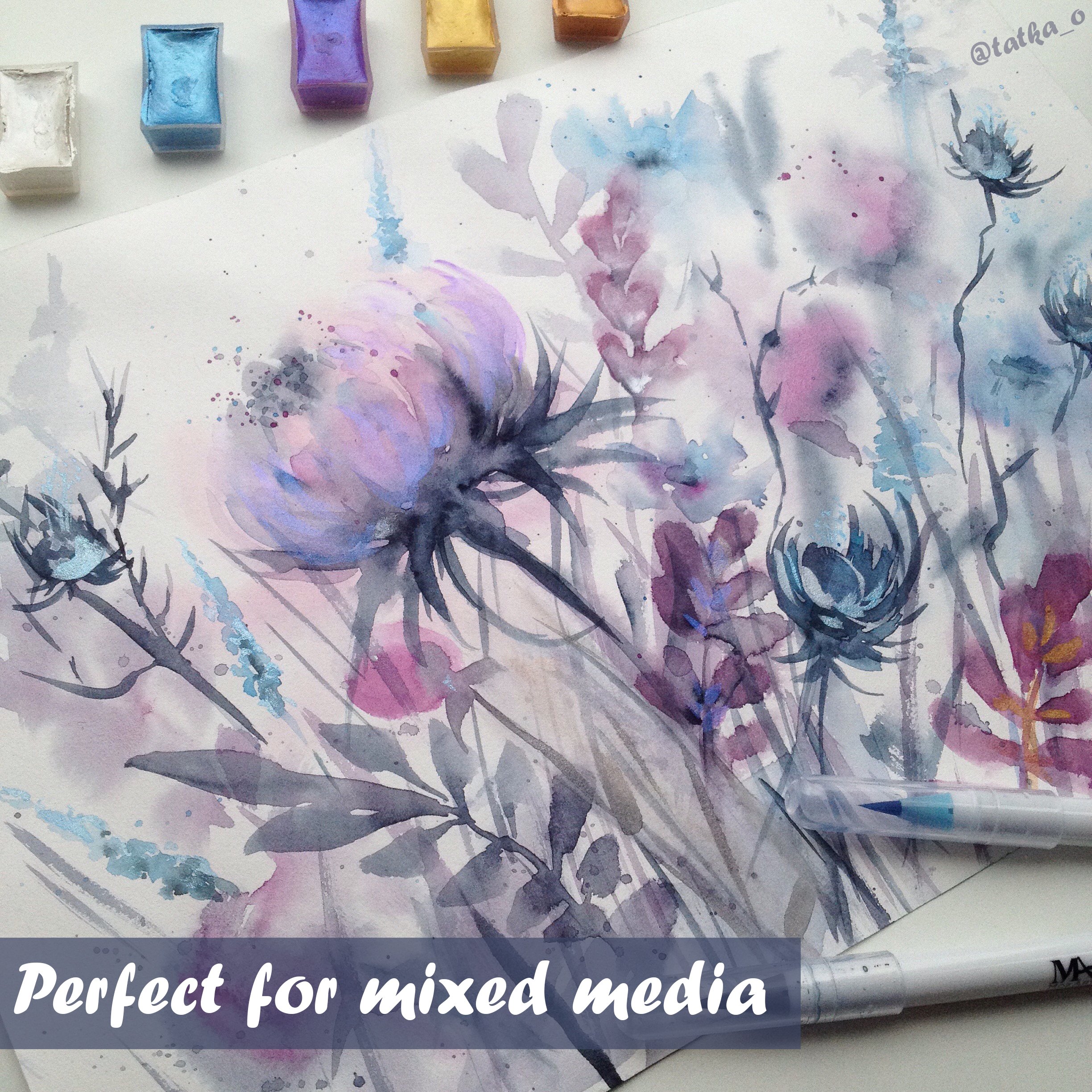 2448x2448 Mozart Supplies Komorebi Japanese Watercolor Paint Set