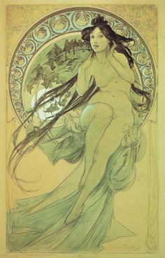 Mucha Watercolor