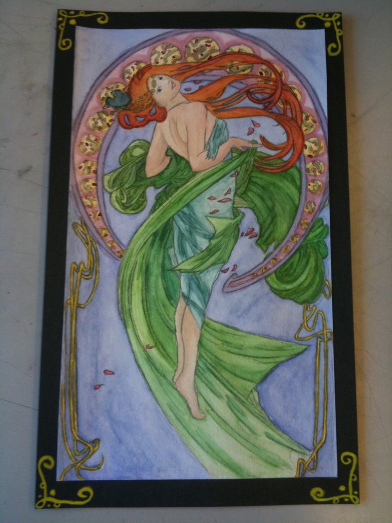 774x1032 Mucha Watercolor By Karielendil