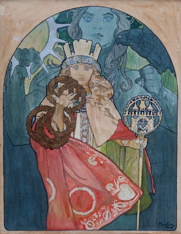 620x801 Alphonse Mucha, Art Nouveau Master