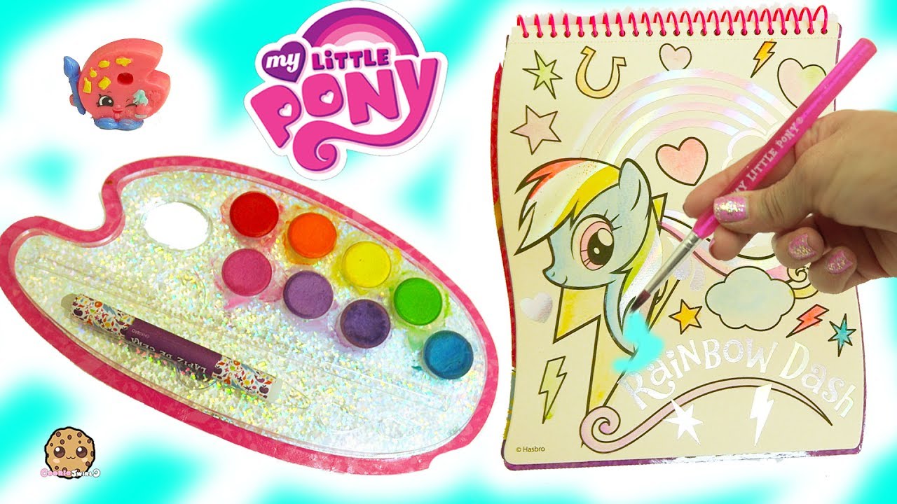 1280x720 Painting Mlp Rainbow Dash My Little Pony Paintfolio Watercolor Mlp