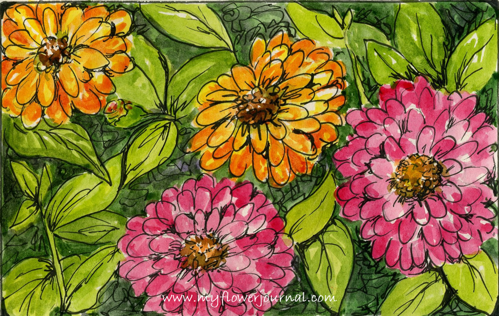 1000x633 My Watercolor Flower Journal