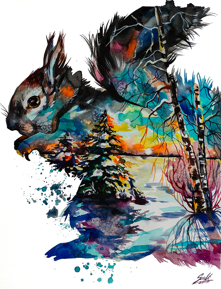 880x1153 My Watercolor Paintings Inspired By The Beauty Of Nature Bored Panda