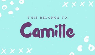 322x189 Mint Watercolor Vector Strokes Name Tag