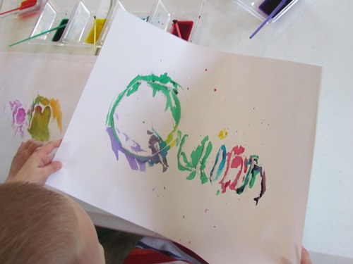 500x375 Our Names In Watercolor Teach Preschool