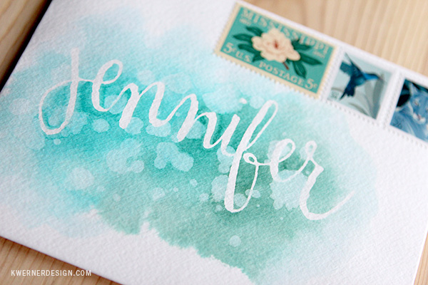 600x400 Watercolor Envelopes Kwernerdesign Blog