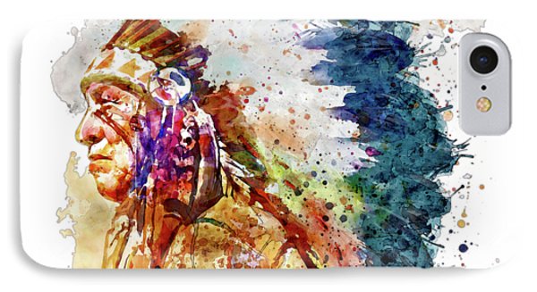 600x327 Native American Watercolor Iphone 8 Cases Fine Art America