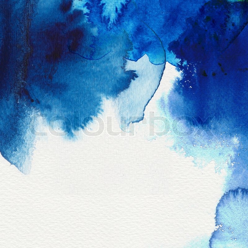 800x800 Abstract Blue Watercolor Flow Stock Photo Colourbox