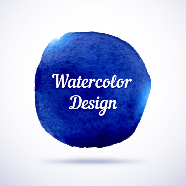 626x626 Navy Blue Watercolor Design Vector Free Download