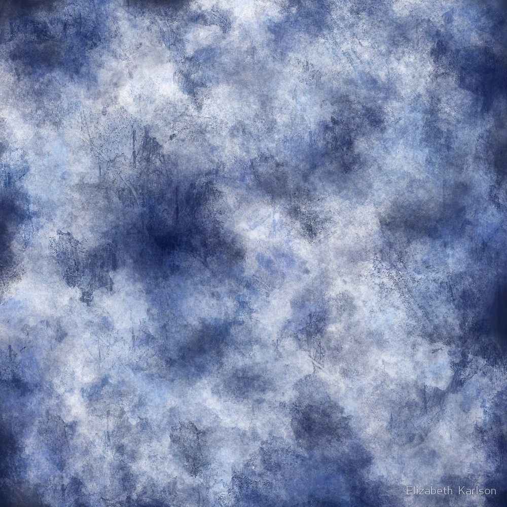 1000x1000 Navy Watercolor Fog By Elizabeth Karlson Redbubble