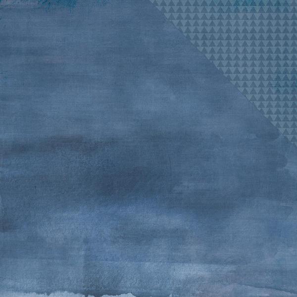 600x600 Simple Stories So Fancy Navy Watercolor Paper