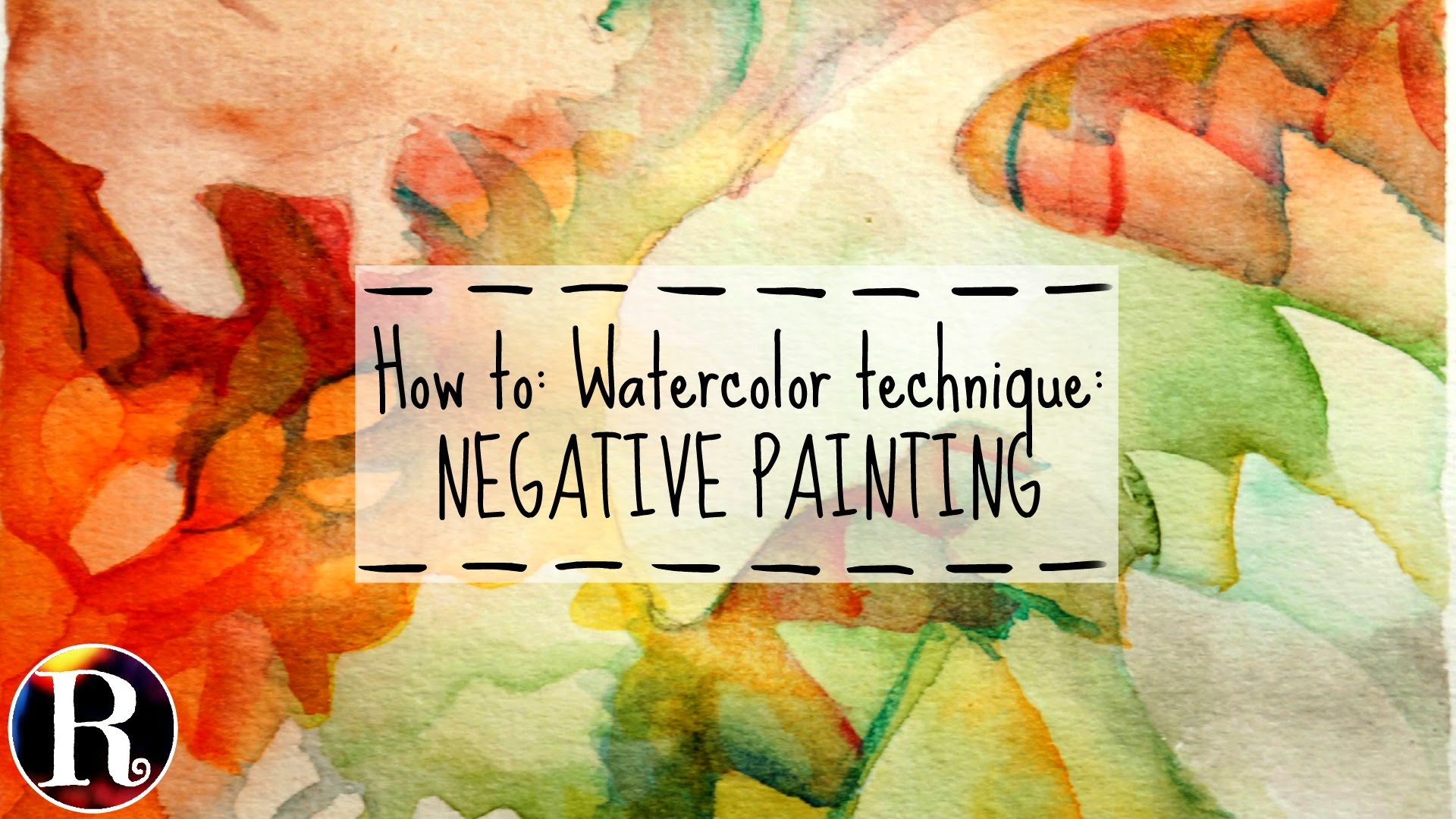1920x1080 How To Watercolor Technique Negative Painting The Good