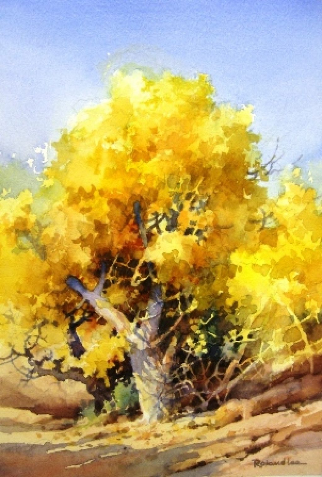 1024x1519 How To Paint Foliage Using Negative Painting In Watercolor