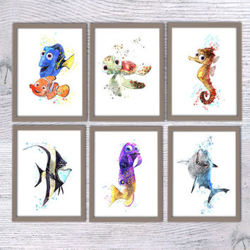 354x354 Finding Dory Lanyard Classic Or With Mini From Thelavenderbowtiqu