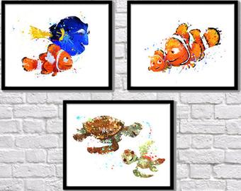 340x270 Nemo Watercolor Etsy